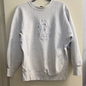 Case Classic Light Gray Crewneck Sweater sweatshirt vintage